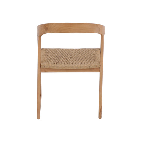 Ubud Natural Teak Dining Chair-Parc Decor