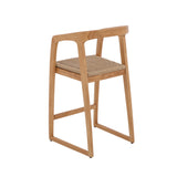 Ubud Natural Teak Indoor/Outdoor Bar Stool - 30"