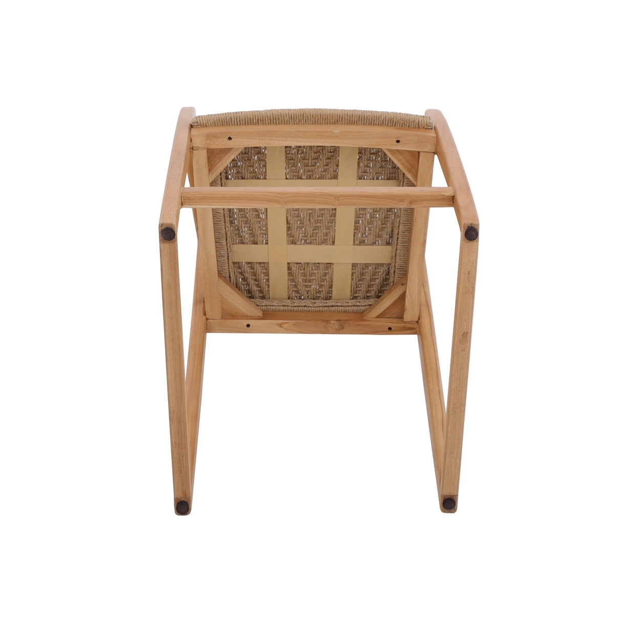 Ubud Natural Teak Indoor/Outdoor Bar Stool-Parc Decor