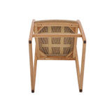 Ubud Natural Teak Indoor/Outdoor Bar Stool-Bar Stool-Parc Decor
