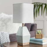 Umaganhan Aqua Ceramic Table Lamp-Lighting-Parc Decor