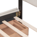 Upholstered Queen Platform Bed with Storage-Bedroom-Parc Decor