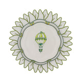 Valensole Lavender Scalloped Dinner Plate - Set of 4 (+1 Bonus Plate)-Dinner Plate-Parc Decor