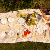 Valensole Lavender Scalloped Dinner Plate - Set of 4 (+1 Bonus Plate)-Dinner Plate-Parc Decor