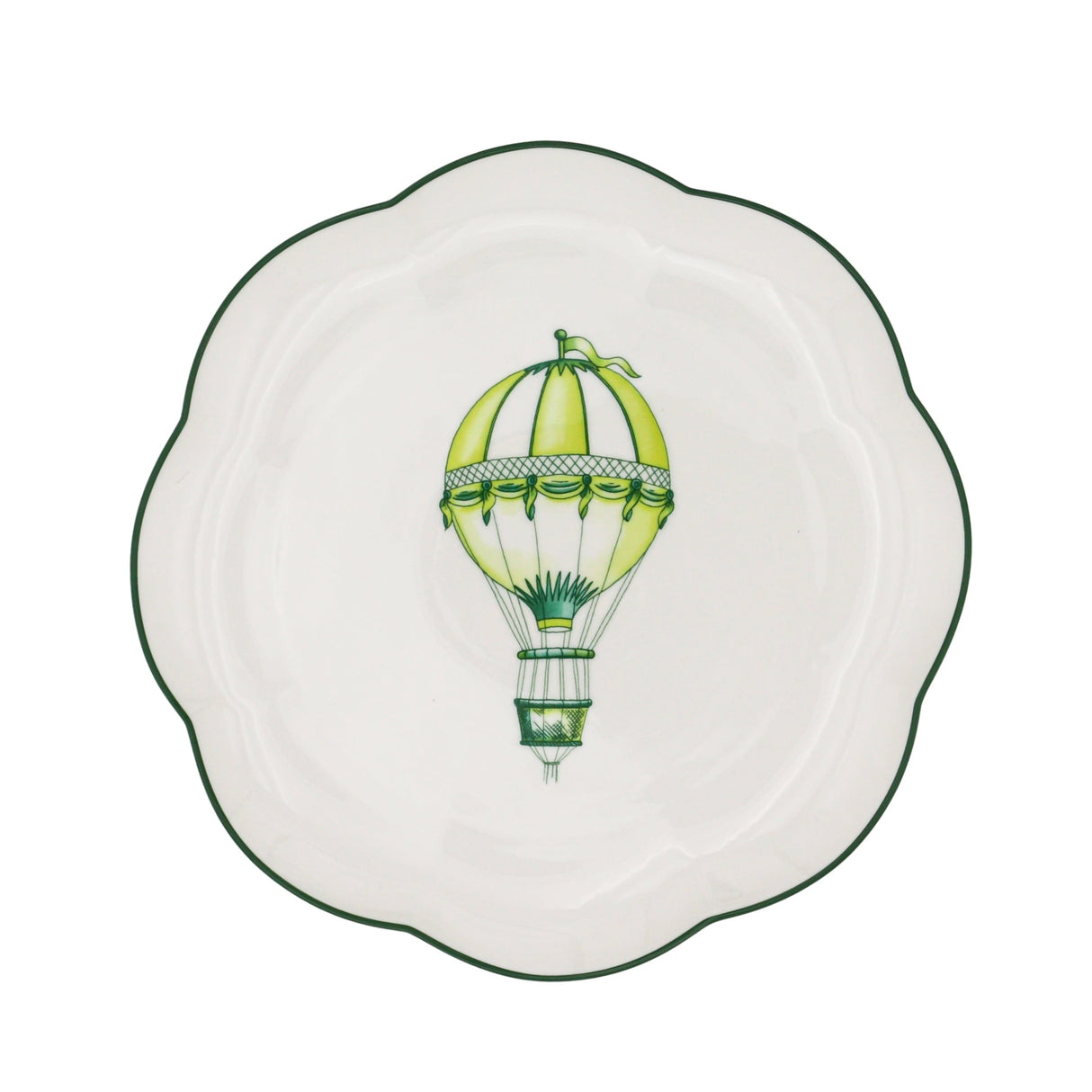 Valensole Lavender Scalloped Starter Plate - Case of 12 Plates (+3 Bonus Plates)-Starter Plate-Parc Decor