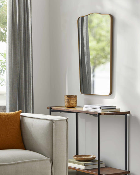 Vallentuna Metallic Copper Mirror-Mirrors-Parc Decor