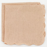 Vanilla Swirl Linen Napkins – Set of 4