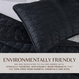 Velvet Box-Stitched Quilt Set - Vivica Collection