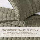 Velvet Box-Stitched Quilt Set - Vivica Collection