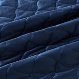 Velvet Box-Stitched Quilt Set - Vivica Collection