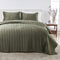 Velvet Box-Stitched Quilt Set - Vivica Collection-Quilts & Comforters-Parc Decor