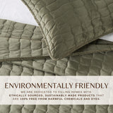 Velvet Box-Stitched Quilt Set - Vivica Collection-Quilts & Comforters-Parc Decor