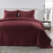 Velvet Box-Stitched Quilt Set - Vivica Collection-Quilts & Comforters-Parc Decor