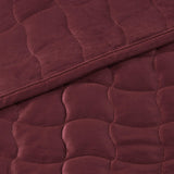 Velvet Box-Stitched Quilt Set - Vivica Collection-Quilts & Comforters-Parc Decor