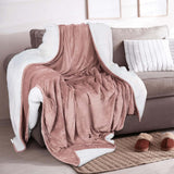 Velvet Plush Sherpa Bed Blanket - Sherpa Fleece Collection-Blankets-Parc Decor