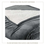 Velvet Plush Sherpa Bed Blanket - Sherpa Fleece Collection-Blankets-Parc Decor