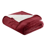 Velvet Plush Sherpa Bed Blanket - Sherpa Fleece Collection-Blankets-Parc Decor