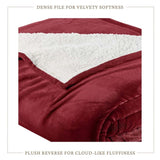 Velvet Plush Sherpa Bed Blanket - Sherpa Fleece Collection-Blankets-Parc Decor