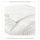 Velvet Plush Sherpa Bed Blanket - Sherpa Fleece Collection-Blankets-Parc Decor