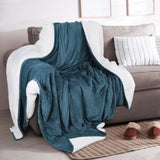 Velvet Plush Sherpa Bed Blanket - Sherpa Fleece Collection-Blankets-Parc Decor