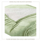 Velvet Plush Sherpa Bed Blanket - Sherpa Fleece Collection-Blankets-Parc Decor