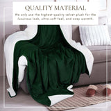 Velvet Plush Sherpa Bed Blanket - Sherpa Fleece Collection-Blankets-Parc Decor
