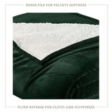 Velvet Plush Sherpa Bed Blanket - Sherpa Fleece Collection-Blankets-Parc Decor
