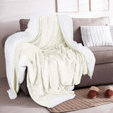 Velvet Plush Sherpa Bed Blanket - Sherpa Fleece Collection-Blankets-Parc Decor