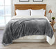 Velvet Plush Sherpa Luxury Bed Blanket - Cielo Collection-Blankets-Parc Decor