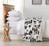 Velvet Plush Sherpa Luxury Bed Blanket - Cielo Collection-Blankets-Parc Decor