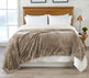 Velvet Plush Sherpa Luxury Bed Blanket - Cielo Collection-Blankets-Parc Decor