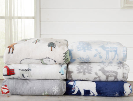 Velvet Throw Blanket - Pearl Collection