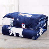 Velvet Throw Blanket - Pearl Collection