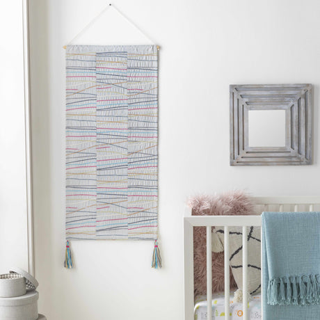 Verden Striped Multicolor Wall Hanging-Decor-Parc Decor