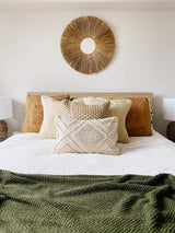 Verona Lumbar Pillow Cover-Throw Pillows-Parc Decor