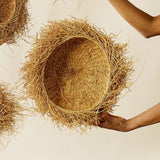 Vetiver Baskets-Baskets & Vessels-Parc Decor