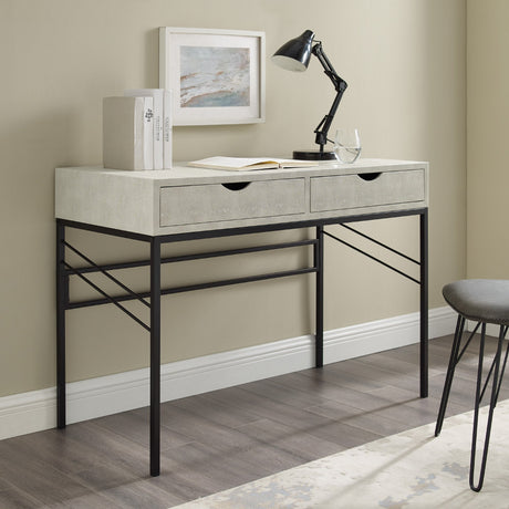 Vetti Faux Shagreen Desk & Console Table-Home Office-Parc Decor