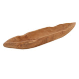 Viking Boat Natural Teak Table Centerpiece-Parc Decor