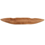 Viking Boat Natural Teak Table Centerpiece-Parc Decor