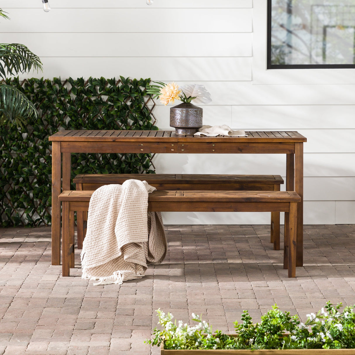 Vincent 3-Piece Outdoor Patio Dining Set-Outdoor-Parc Decor