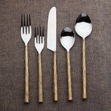 Vinear Flatware, 5- Pc. Place Setting-flatware set-Parc Decor
