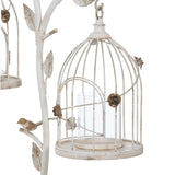 Vintage Birdcage Candle Holder with Hanging Lanterns-Candle Holder-Parc Decor