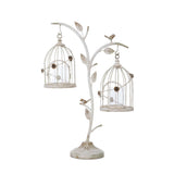 Vintage Birdcage Candle Holder with Hanging Lanterns-Candle Holder-Parc Decor