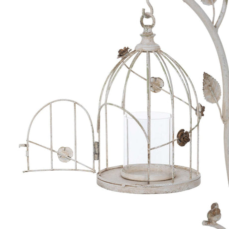 Vintage Birdcage Candle Holder with Hanging Lanterns-Candle Holder-Parc Decor