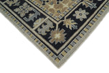 Vintage Distressed Hand Knotted Traditional Heriz Camel Custom Made wool Area Rug