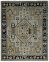 Vintage Distressed Hand Knotted Traditional Heriz Camel Custom Made wool Area Rug