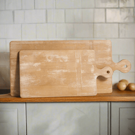 Vintage Farmhouse Wood Cutting Boards (Set of 2)-Cutting board-Parc Decor