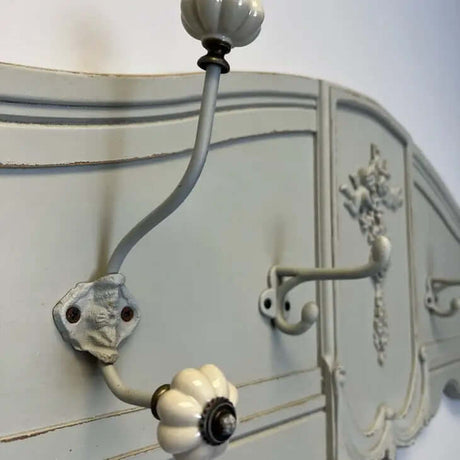 Vintage French Country Wall-Mounted Coat Rack-Coat Rack-Parc Decor