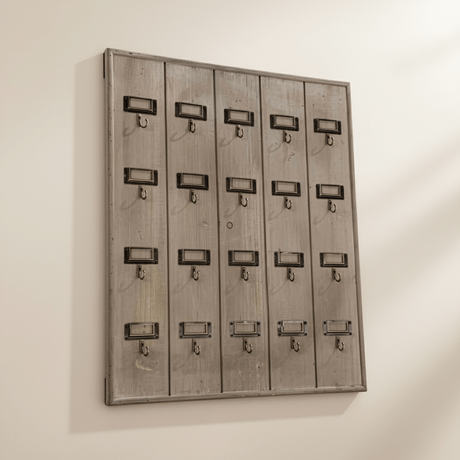 Vintage Hotel Key Rack-Key Rack-Parc Decor