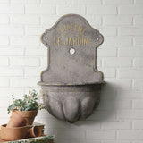 Vintage-Inspired French Water Fountain Wall Planter-Planter-Parc Decor